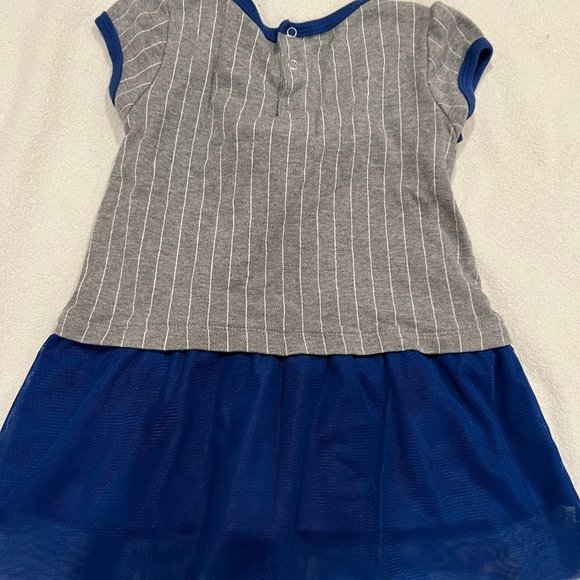 Chicago Cubs MLB Genuine Merchandise Blue Toddler Girls Dress, size 2T - Picture 2 of 3